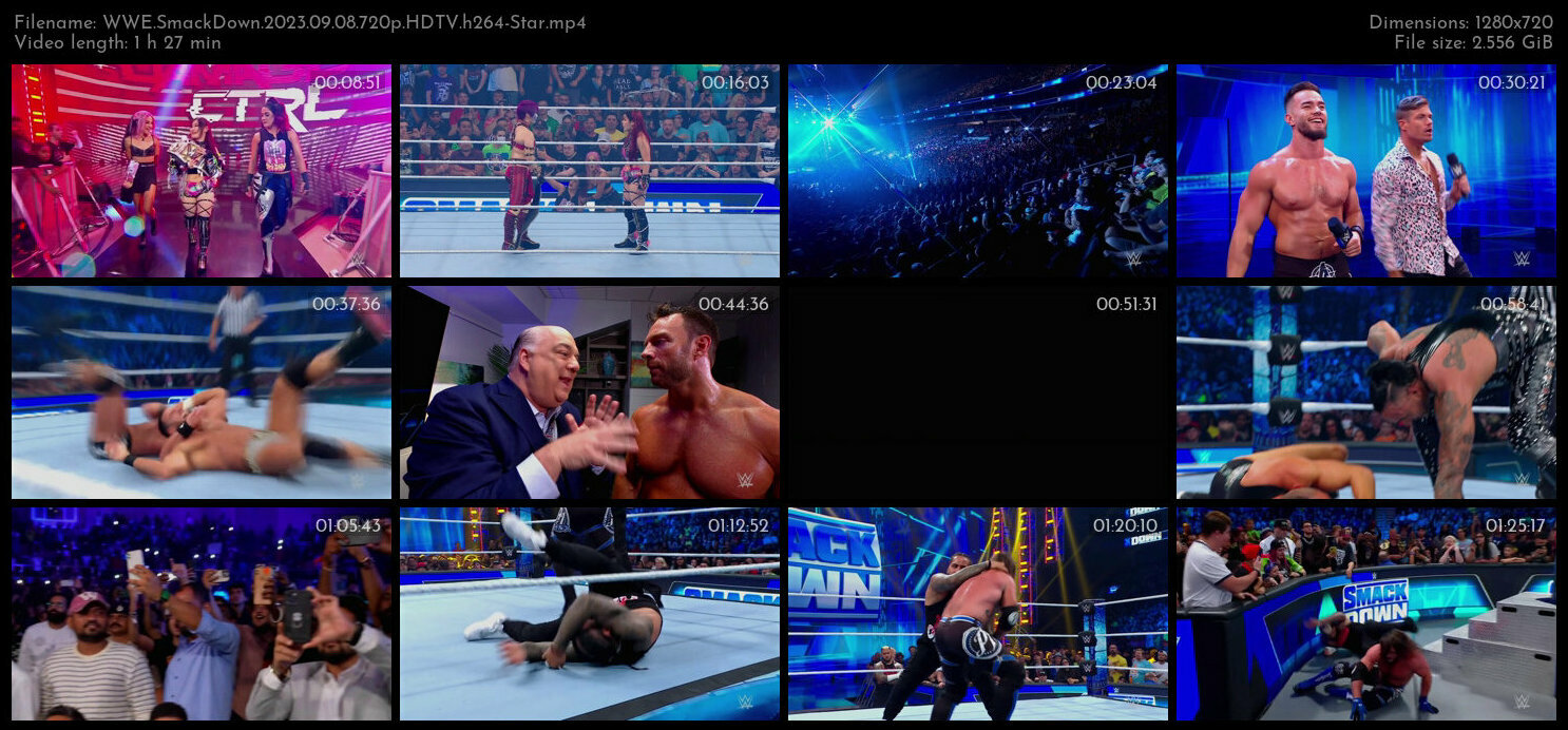 WWE SmackDown 2023 09 08 720p HDTV h264 Star TGx