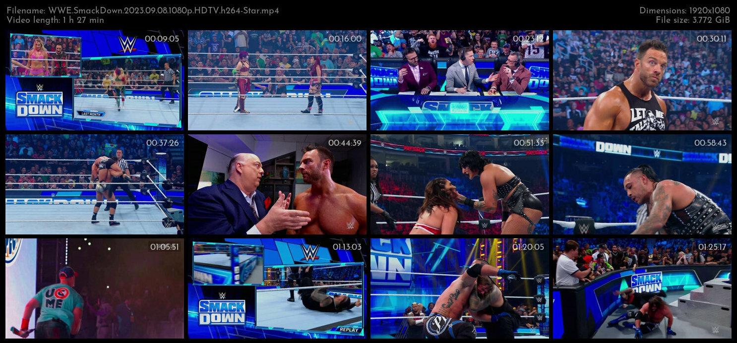 WWE SmackDown 2023 09 08 1080p HDTV h264 Star TGx