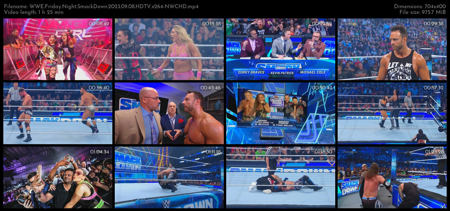 WWE Friday Night SmackDown 2023 09 08 HDTV x264 NWCHD TGx