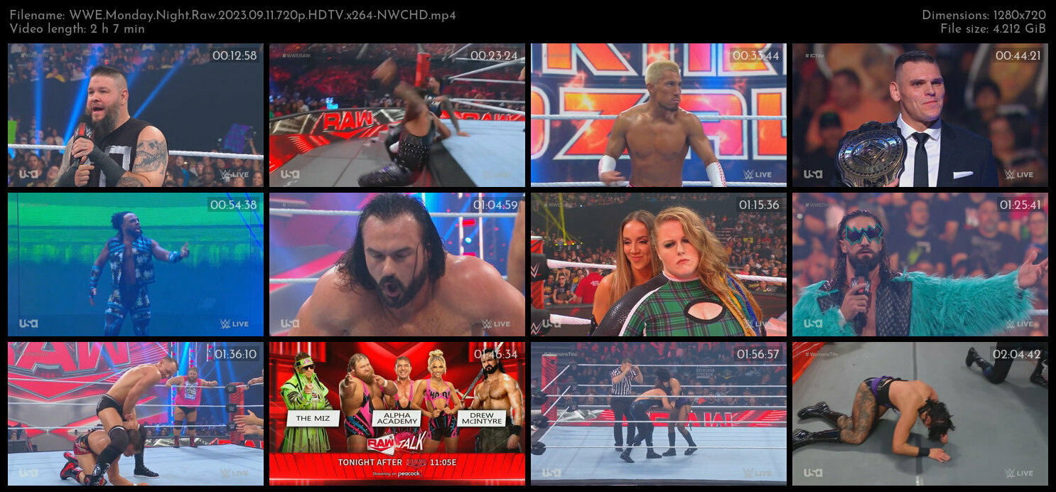 WWE Monday Night Raw 2023 09 11 720p HDTV x264 NWCHD TGx