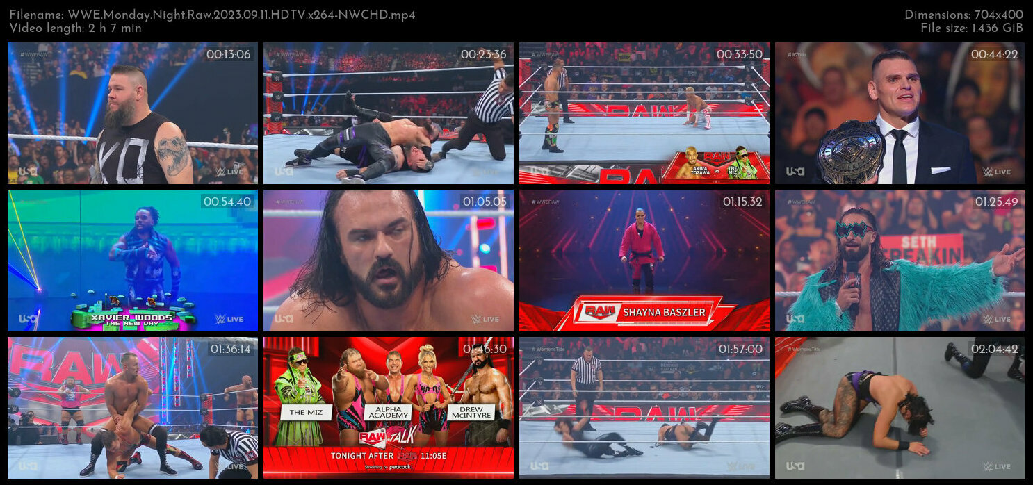 WWE Monday Night Raw 2023 09 11 HDTV x264 NWCHD TGx