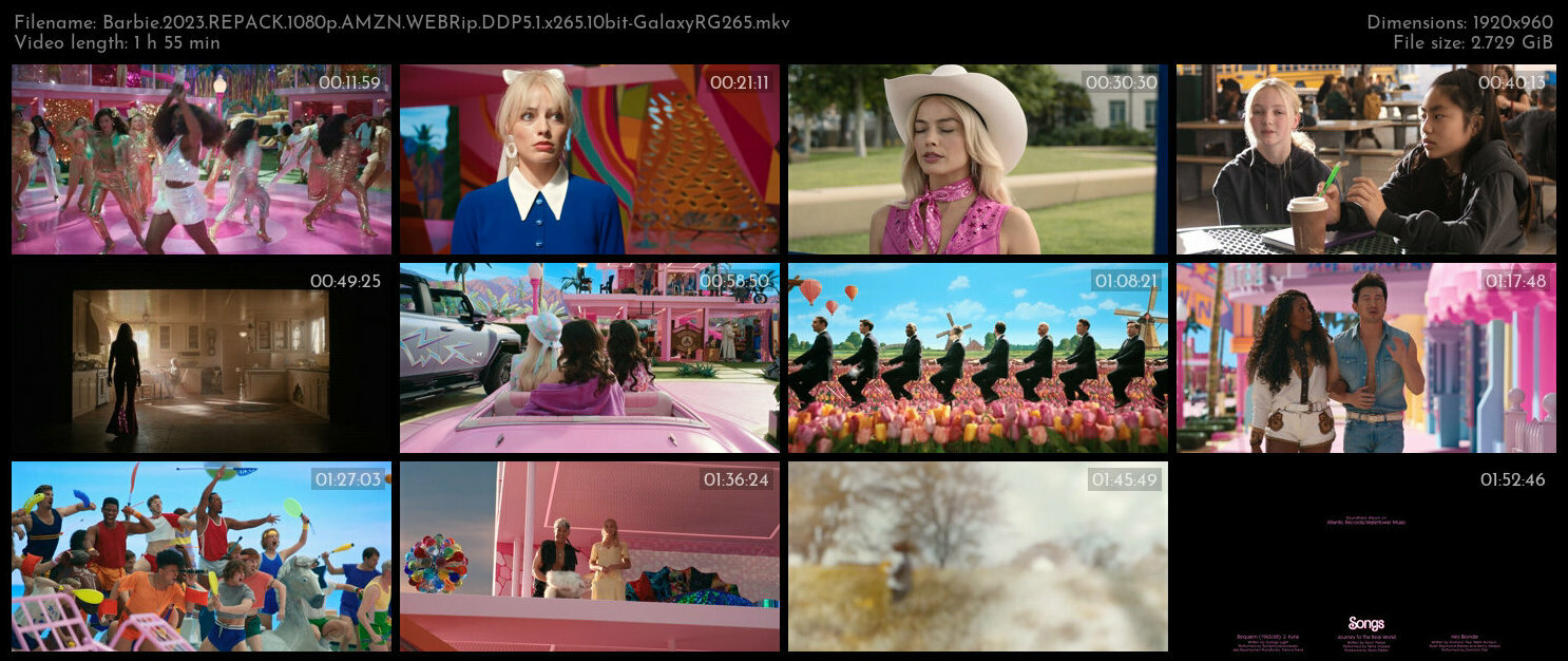Barbie 2023 REPACK 1080p AMZN WEBRip DDP5 1 x265 10bit GalaxyRG265