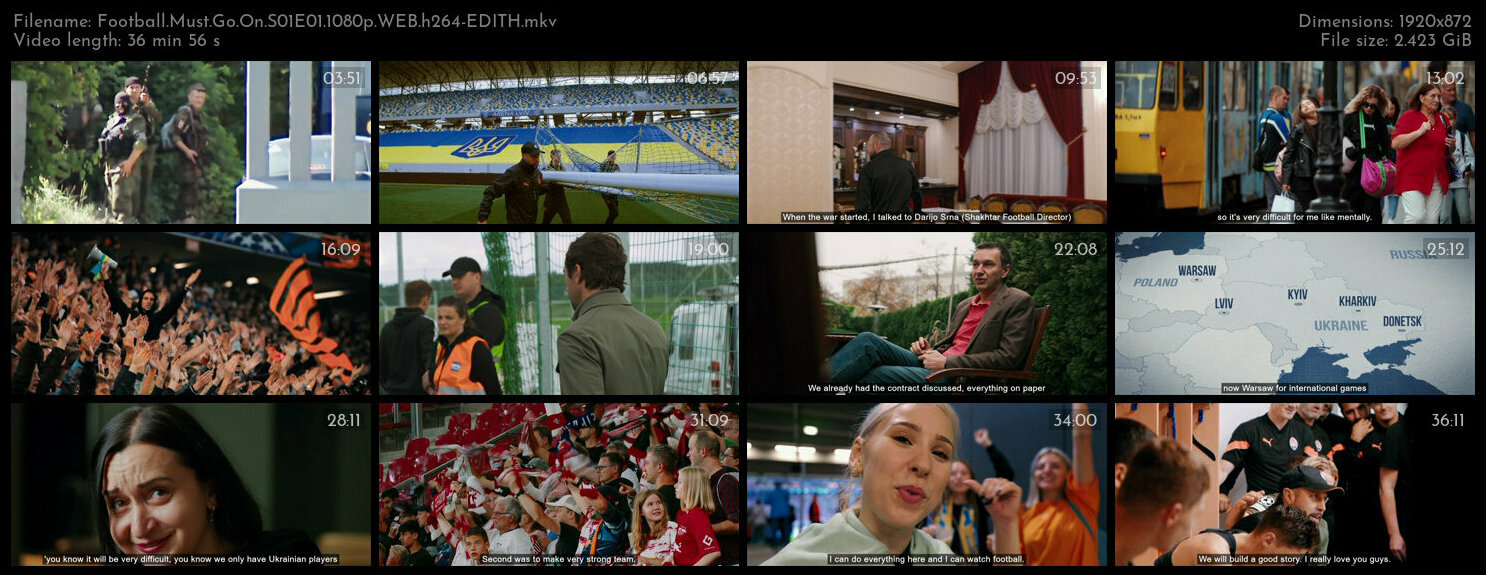 Football Must Go On S01 COMPLETE 1080p WEB h264 EDITH TGx