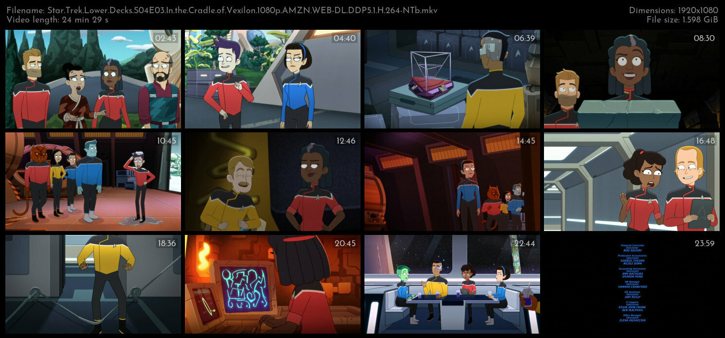 Star Trek Lower Decks S04E03 In the Cradle of Vexilon 1080p AMZN WEB DL DDP5 1 H 264 NTb TGx