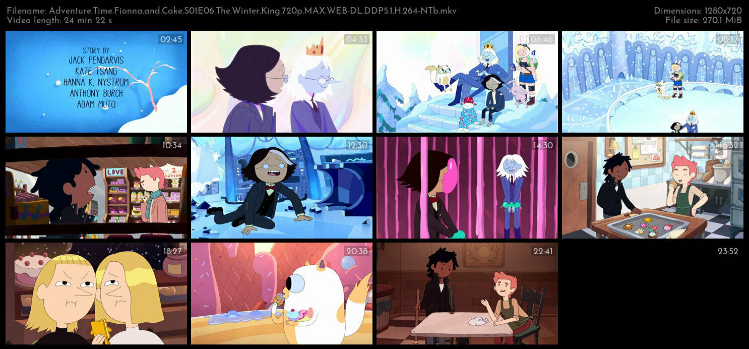 Adventure Time Fionna and Cake S01E06 The Winter King 720p MAX WEB DL DDP5 1 H 264 NTb TGx