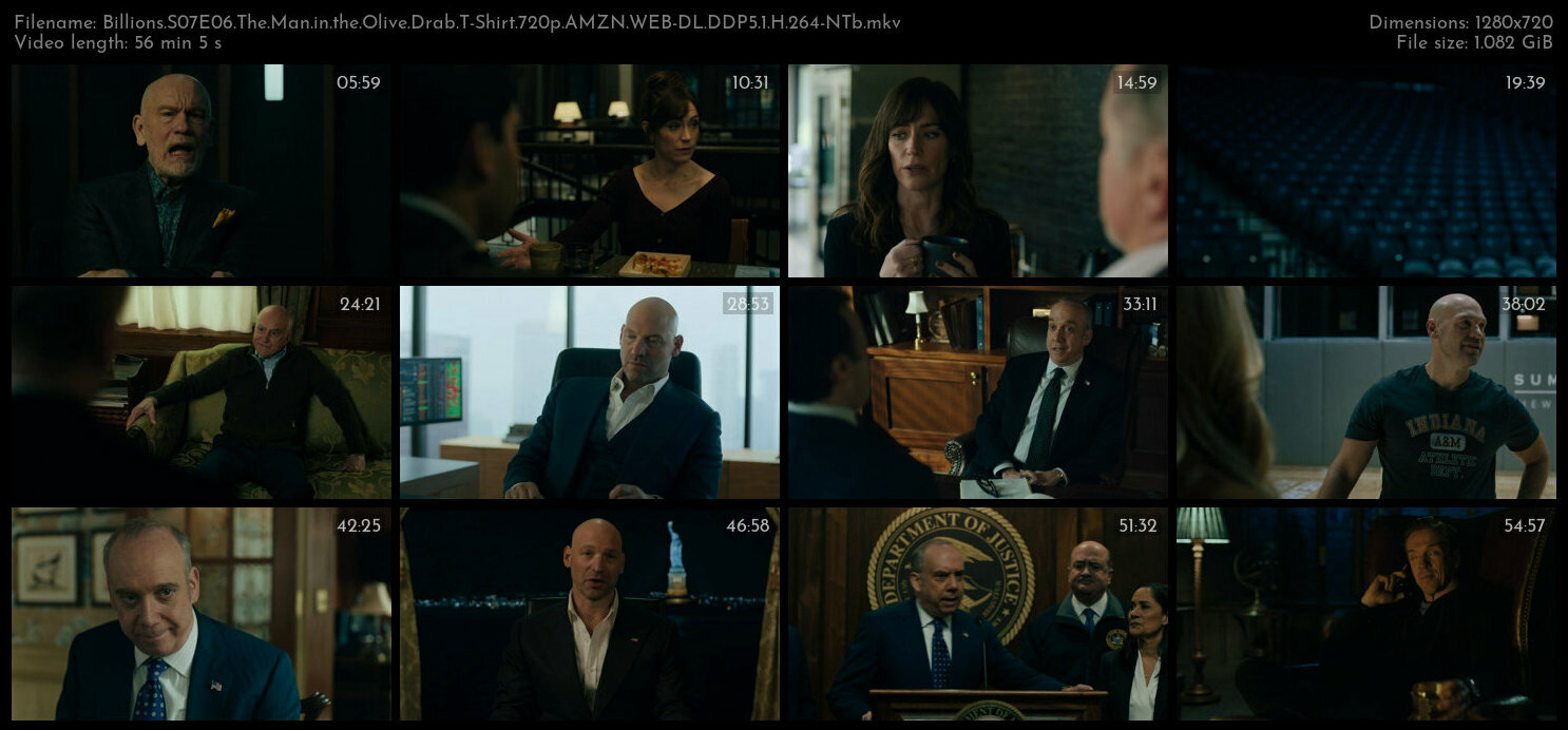 Billions S07E06 The Man in the Olive Drab T Shirt 720p AMZN WEB DL DDP5 1 H 264 NTb TGx