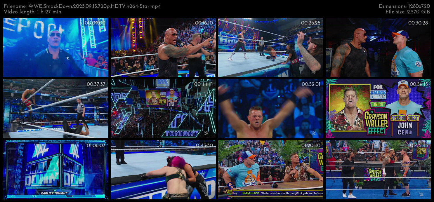 WWE SmackDown 2023 09 15 720p HDTV h264 Star TGx