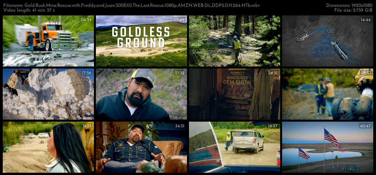 Gold Rush Mine Rescue with Freddy and Juan S00E03 The Lost Rescue 1080p AMZN WEB DL DDP2 0 H 264 NTb