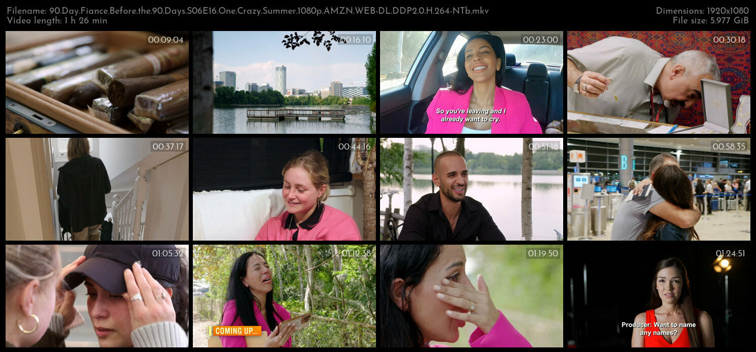 90 Day Fiance Before the 90 Days S06E16 One Crazy Summer 1080p AMZN WEB DL DDP2 0 H 264 NTb TGx