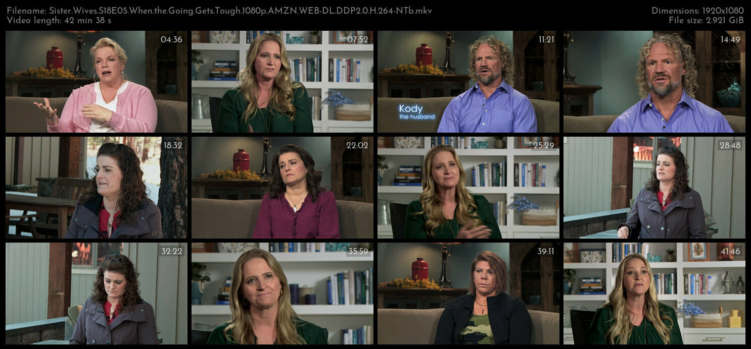 Sister Wives S18E05 When the Going Gets Tough 1080p AMZN WEB DL DDP2 0 H 264 NTb TGx