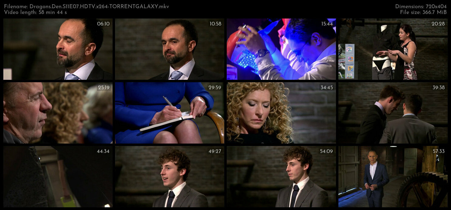 Dragons Den S11E07 HDTV x264 TORRENTGALAXY