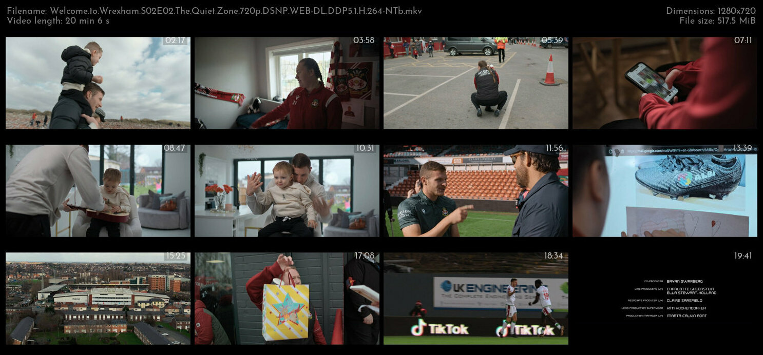 Welcome to Wrexham S02E02 The Quiet Zone 720p DSNP WEB DL DDP5 1 H 264 NTb TGx