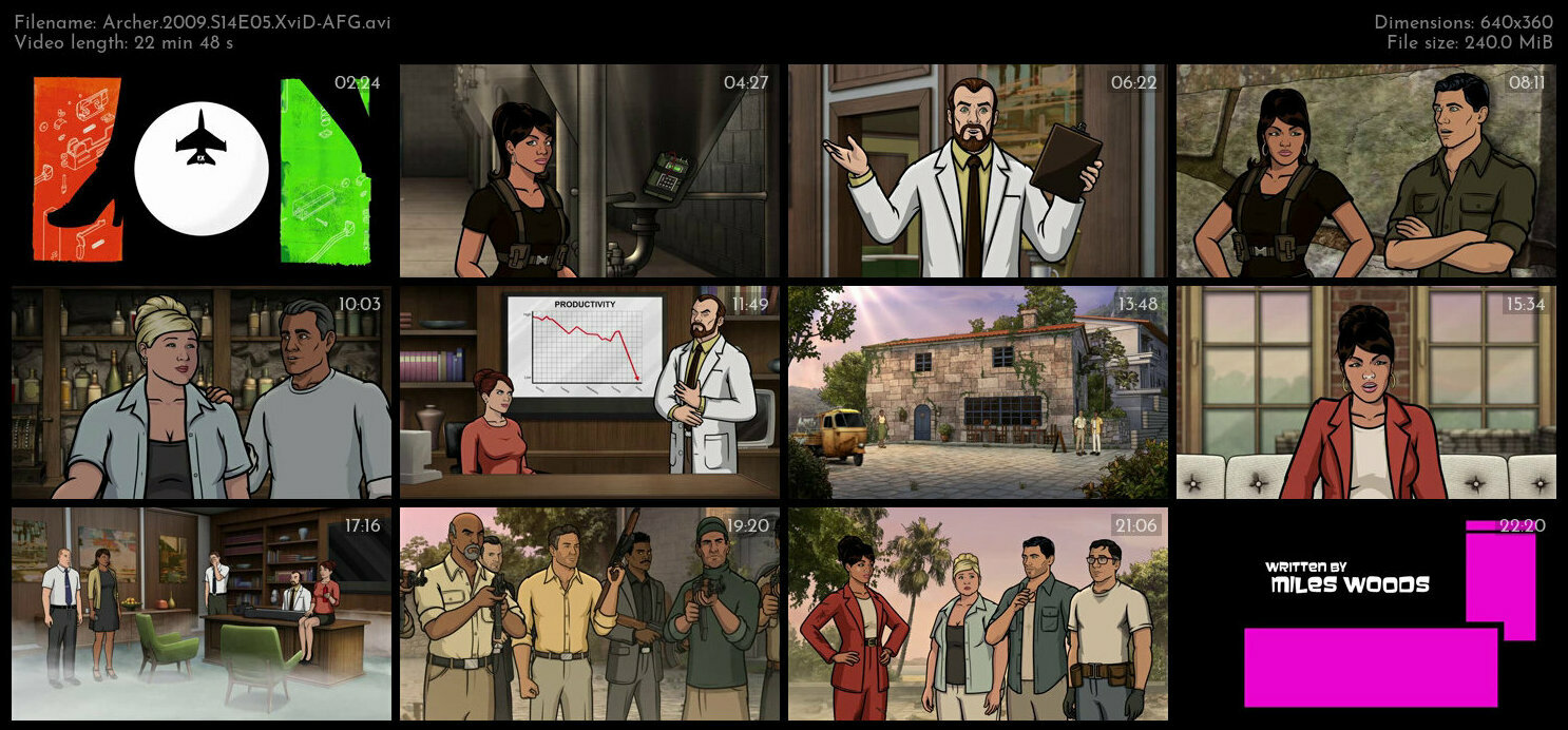 Archer 2009 S14E05 XviD AFG TGx