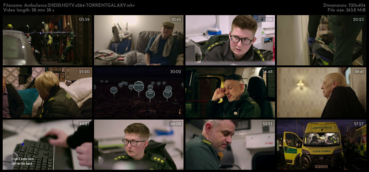 Ambulance S11E05 HDTV x264 TORRENTGALAXY