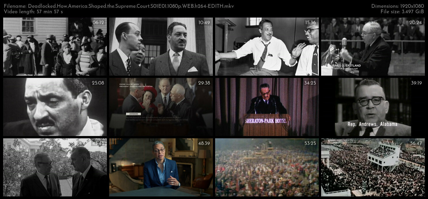 Deadlocked How America Shaped the Supreme Court S01 COMPLETE 1080p WEB h264 EDITH TGx