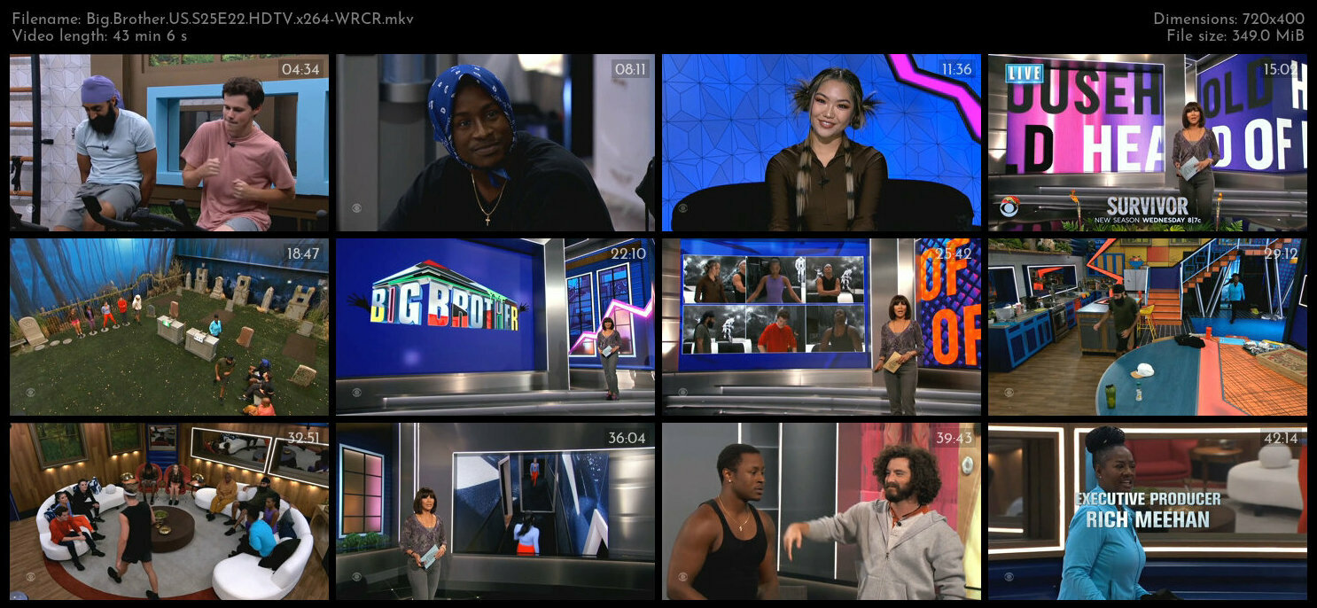 Big Brother US S25E22 HDTV x264 WRCR TGx