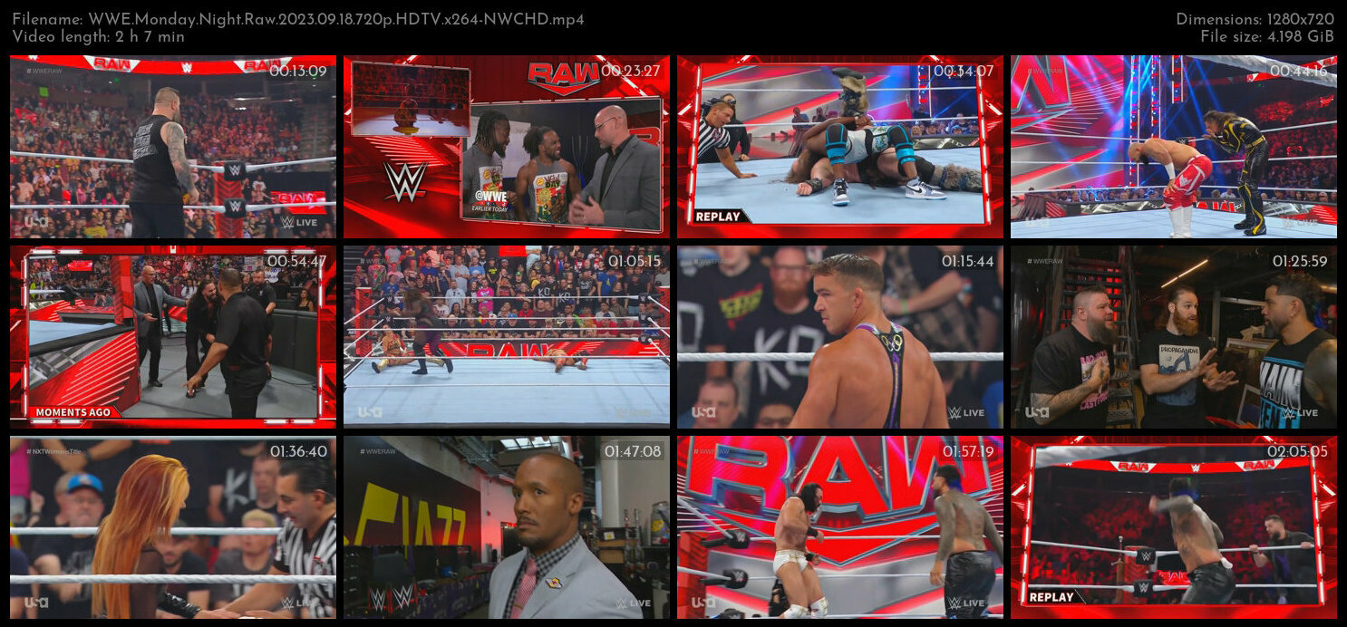 WWE Monday Night Raw 2023 09 18 720p HDTV x264 NWCHD TGx