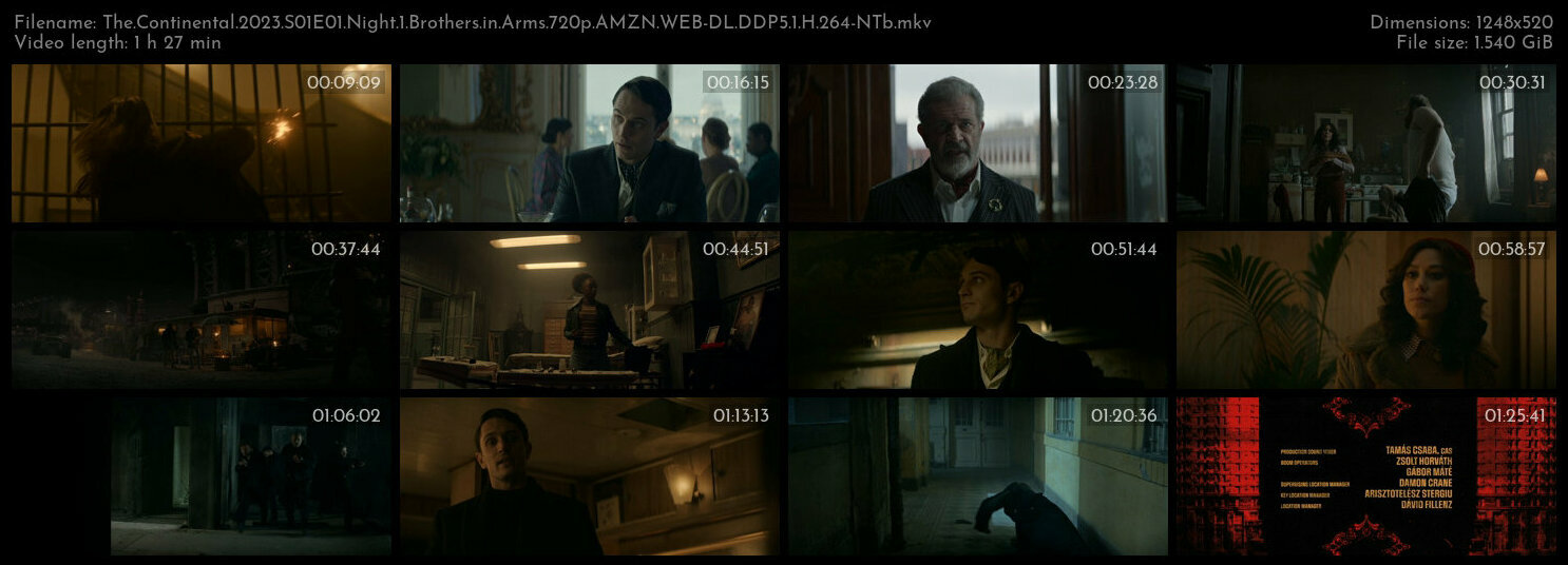 The Continental 2023 S01E01 Night 1 Brothers in Arms 720p AMZN WEB DL DDP5 1 H 264 NTb TGx