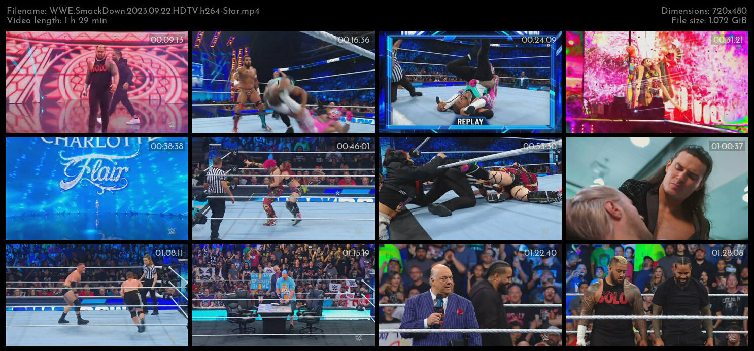 WWE SmackDown 2023 09 22 HDTV h264 Star TGx