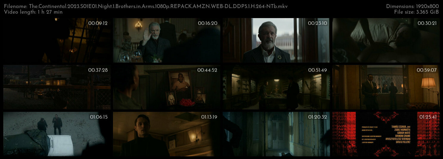 The Continental 2023 S01E01 Night 1 Brothers in Arms 1080p REPACK AMZN WEB DL DDP5 1 H 264 NTb TGx