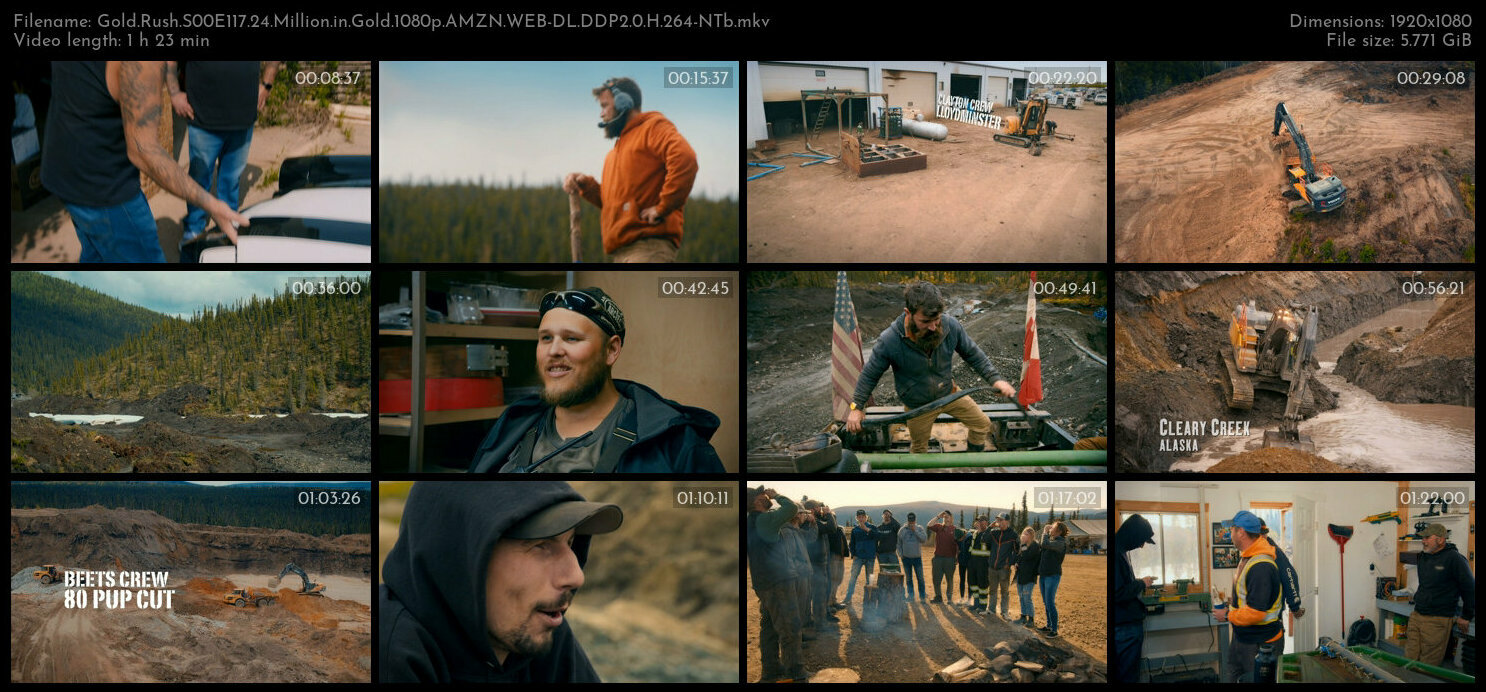 Gold Rush S00E117 24 Million in Gold 1080p AMZN WEB DL DDP2 0 H 264 NTb TGx