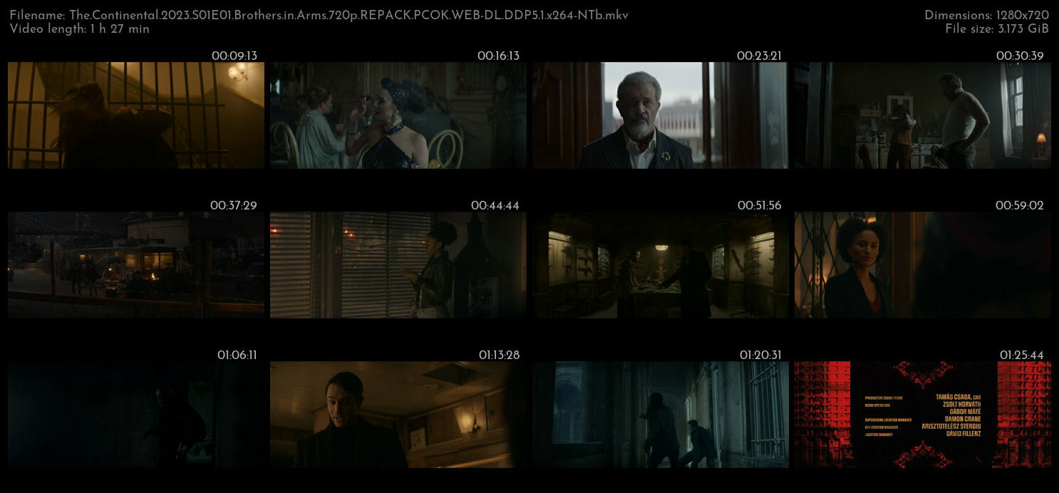 The Continental 2023 S01E01 Brothers in Arms 720p REPACK PCOK WEB DL DDP5 1 x264 NTb TGx