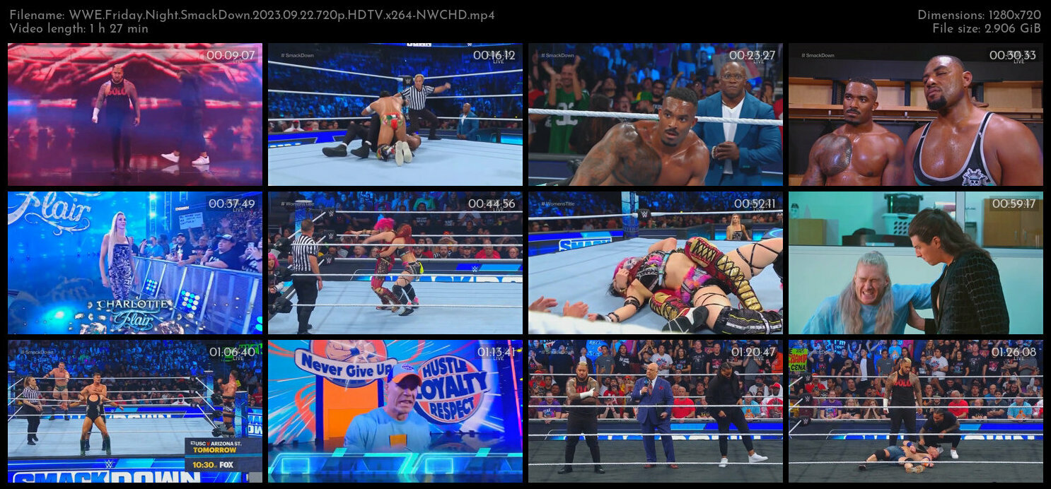 WWE Friday Night SmackDown 2023 09 22 720p HDTV x264 NWCHD TGx