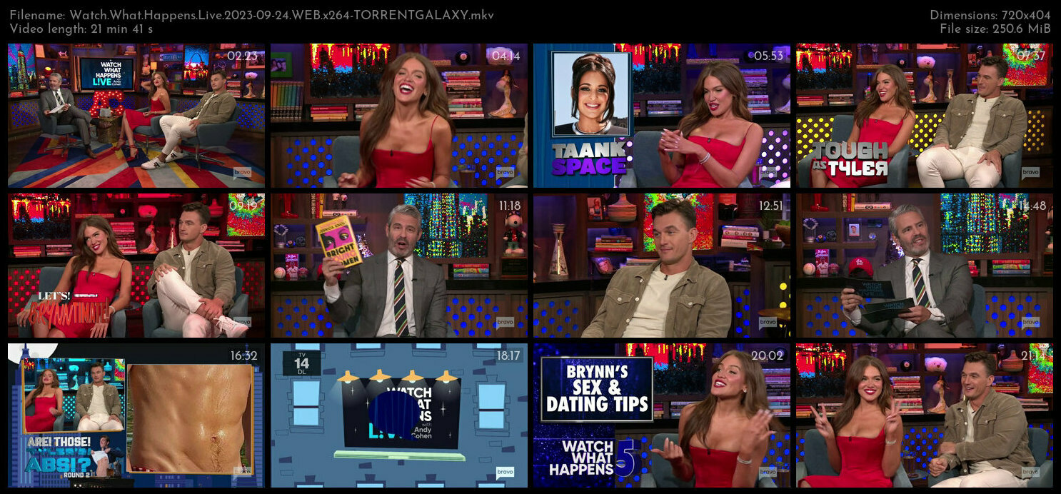 Watch What Happens Live 2023 09 24 WEB x264 TORRENTGALAXY