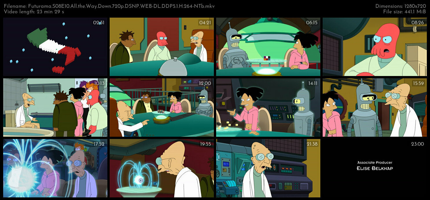Futurama S08E10 All the Way Down 720p DSNP WEB DL DDP5 1 H 264 NTb TGx