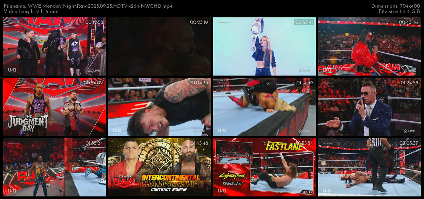 WWE Monday Night Raw 2023 09 25 HDTV x264 NWCHD TGx