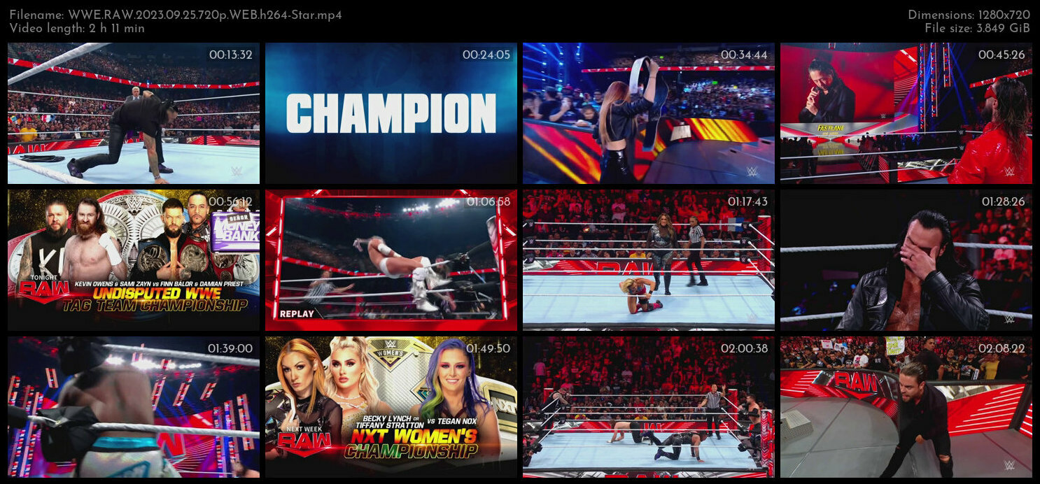 WWE RAW 2023 09 25 720p WEB h264 Star TGx