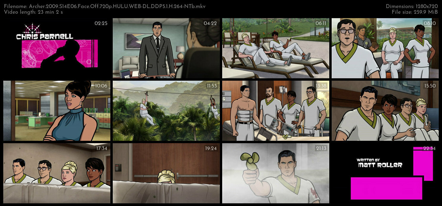 Archer 2009 S14E06 Face Off 720p HULU WEB DL DDP5 1 H 264 NTb TGx