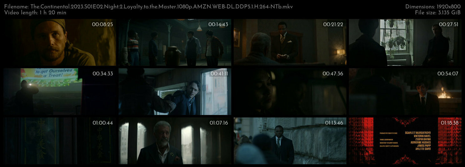 The Continental 2023 S01E02 Night 2 Loyalty to the Master 1080p AMZN WEB DL DDP5 1 H 264 NTb TGx
