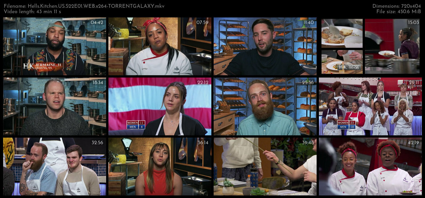 Hells Kitchen US S22E01 WEB x264 TORRENTGALAXY