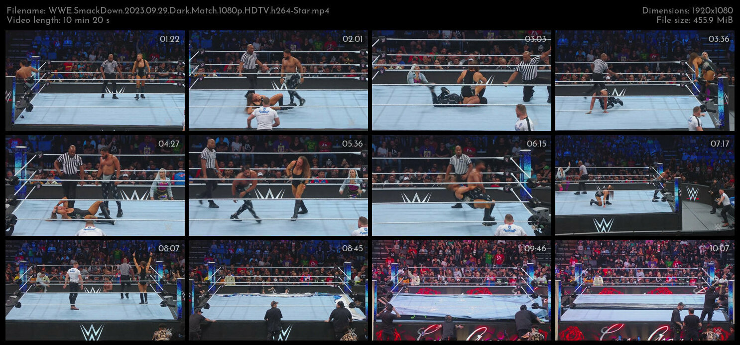 WWE SmackDown 2023 09 29 Dark Match 1080p HDTV h264 Star TGx