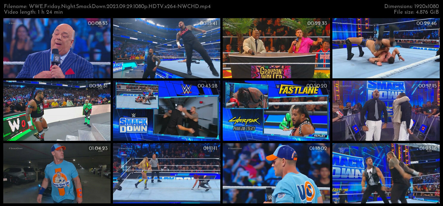 WWE Friday Night SmackDown 2023 09 29 1080p HDTV x264 NWCHD TGx