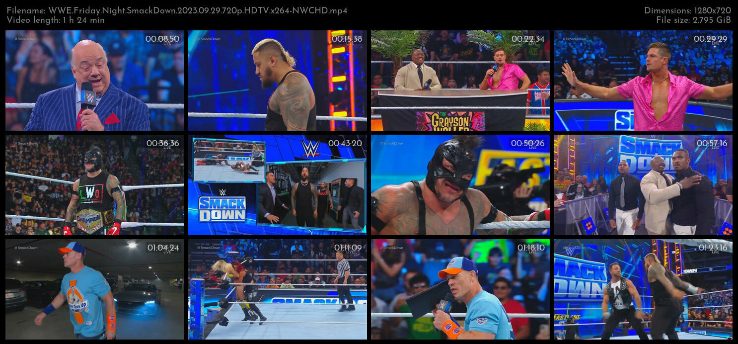 WWE Friday Night SmackDown 2023 09 29 720p HDTV x264 NWCHD TGx