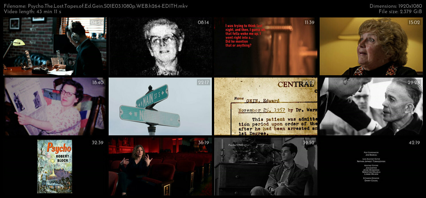 Psycho The Lost Tapes of Ed Gein S01E03 1080p WEB h264 EDITH TGx