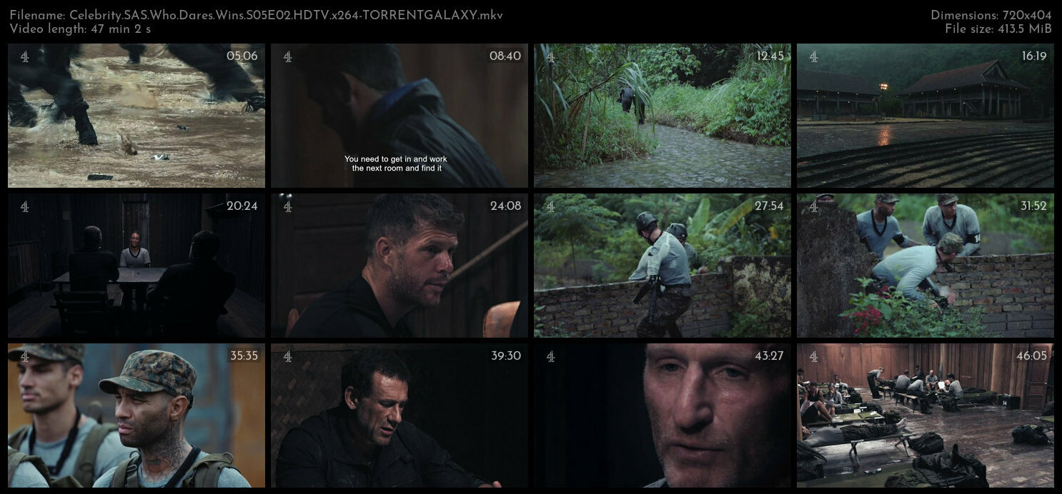 Celebrity SAS Who Dares Wins S05E02 HDTV x264 TORRENTGALAXY