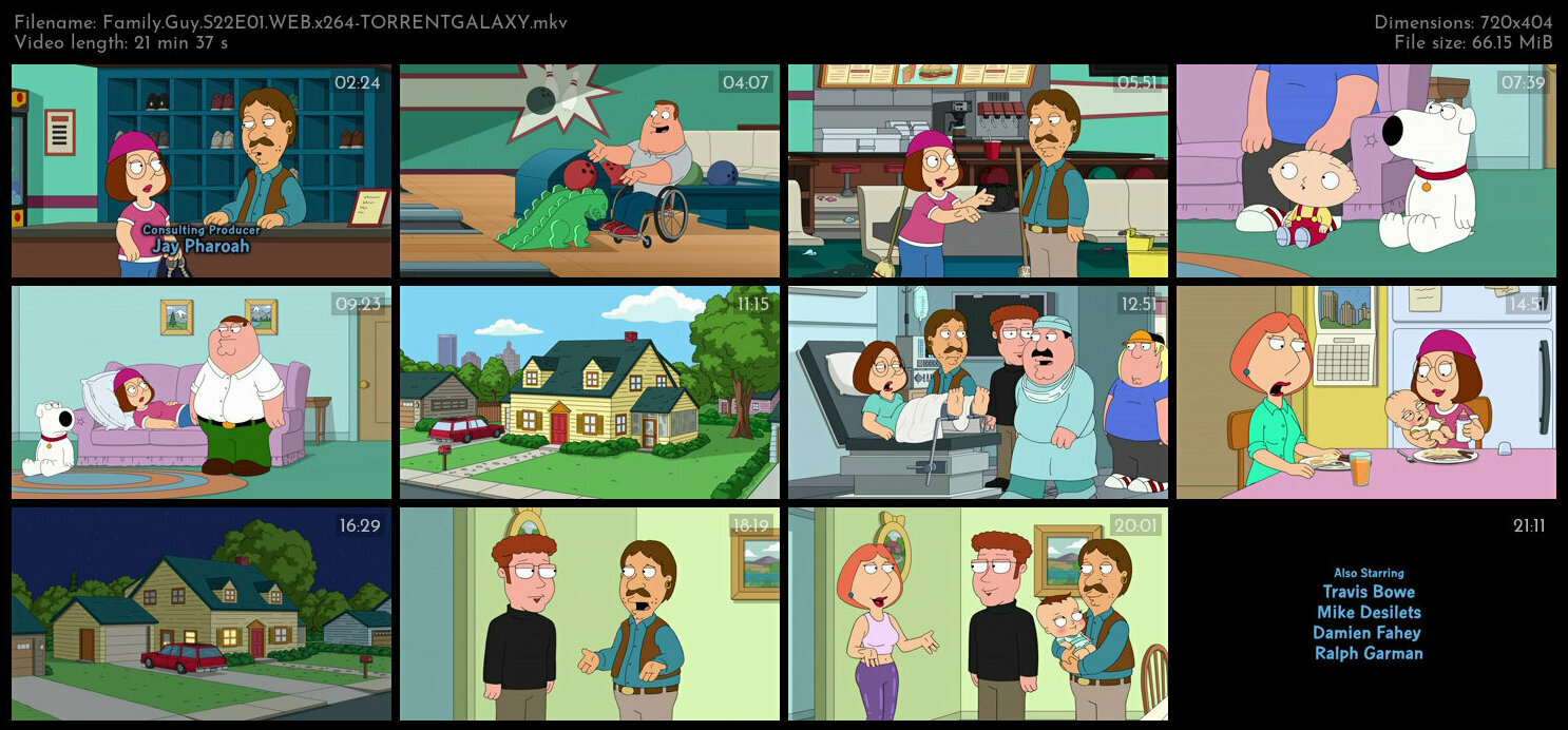 Family Guy S22E01 WEB x264 TORRENTGALAXY