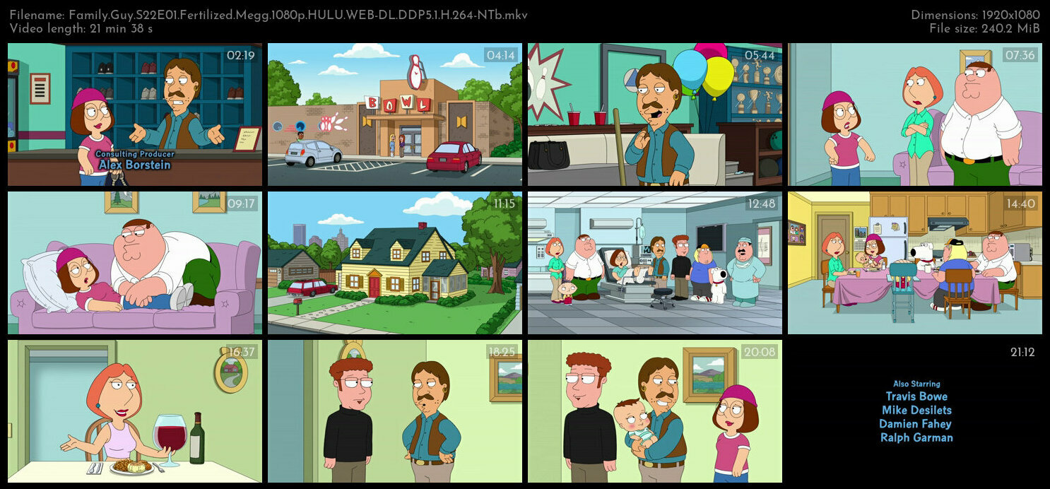 Family Guy S22E01 Fertilized Megg 1080p HULU WEB DL DDP5 1 H 264 NTb TGx