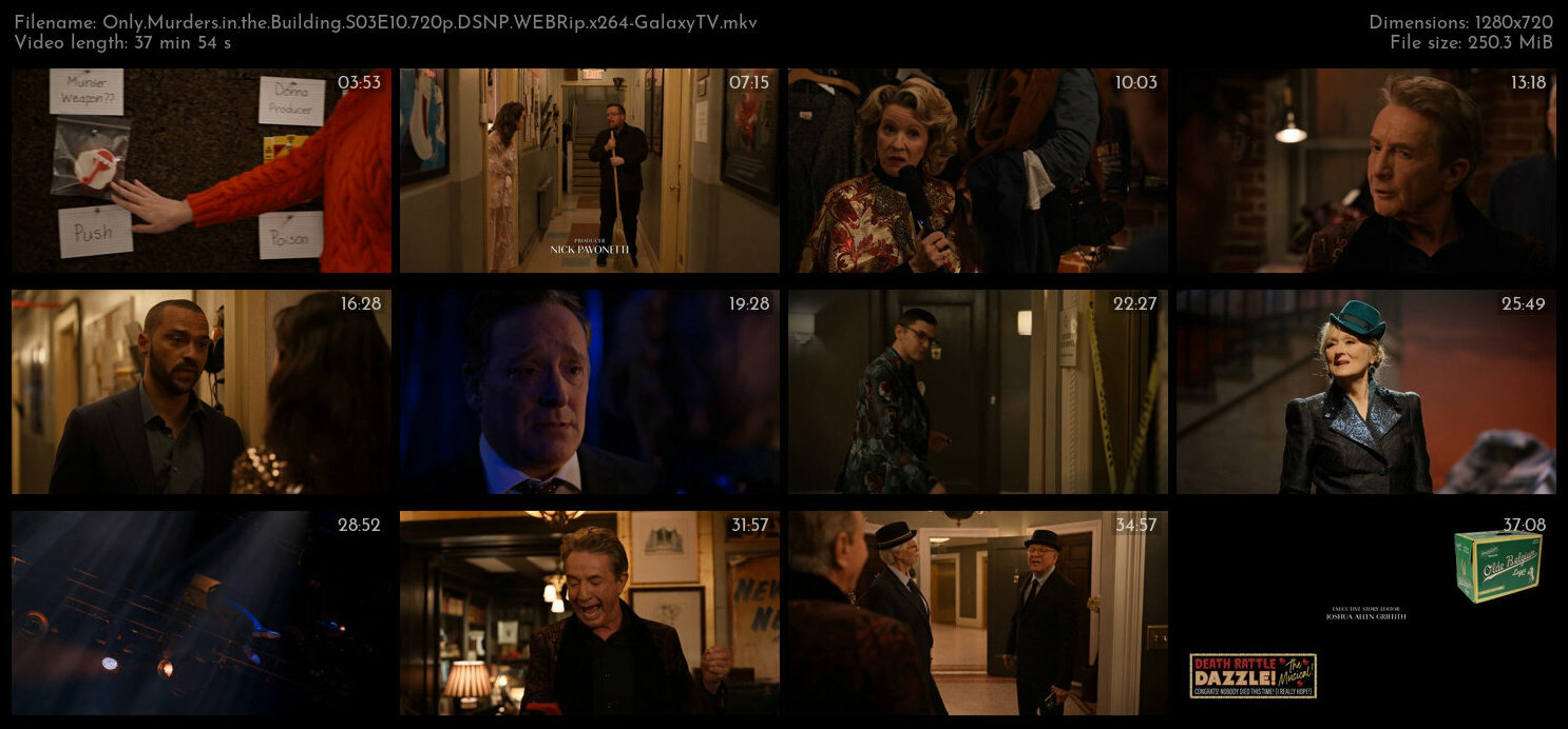 Only Murders in the Building S03 COMPLETE 720p DSNP WEBRip x264 GalaxyTV