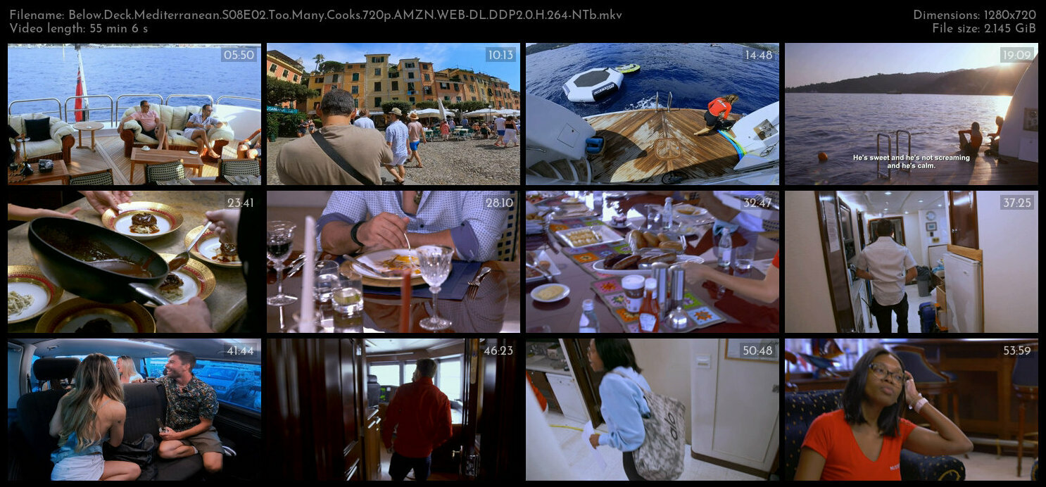 Below Deck Mediterranean S08E02 Too Many Cooks 720p AMZN WEB DL DDP2 0 H 264 NTb TGx