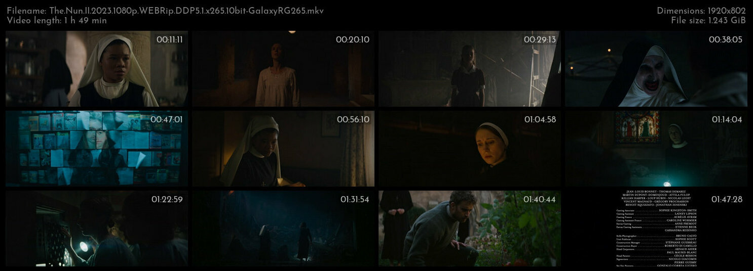 The Nun II 2023 1080p WEBRip DDP5 1 x265 10bit GalaxyRG265