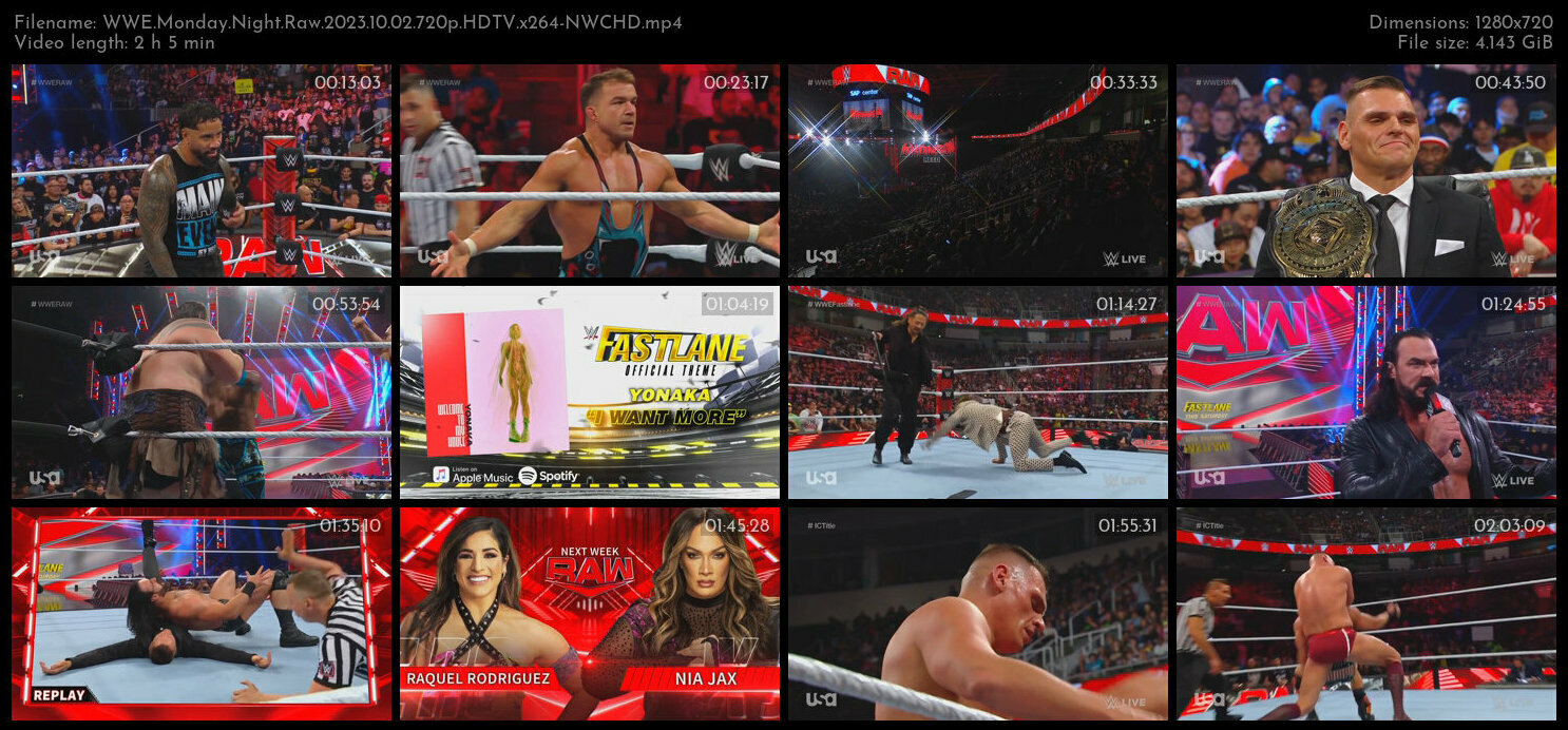 WWE Monday Night Raw 2023 10 02 720p HDTV x264 NWCHD TGx