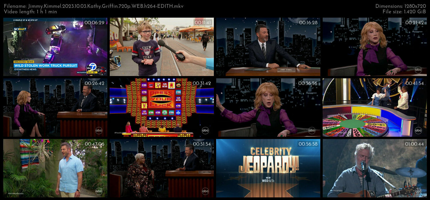 Jimmy Kimmel 2023 10 03 Kathy Griffin 720p WEB h264 EDITH TGx