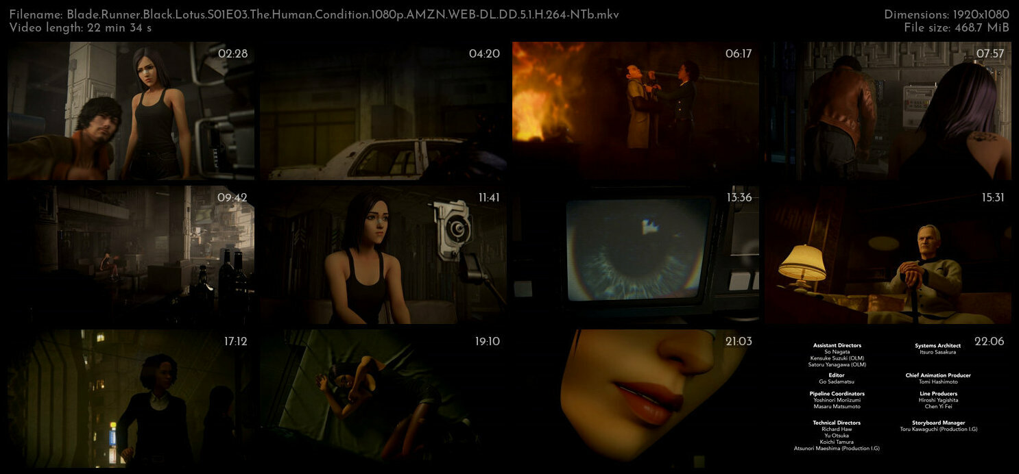Blade Runner Black Lotus S01E03 The Human Condition 1080p AMZN WEB DL DD 5 1 H 264 NTb TGx