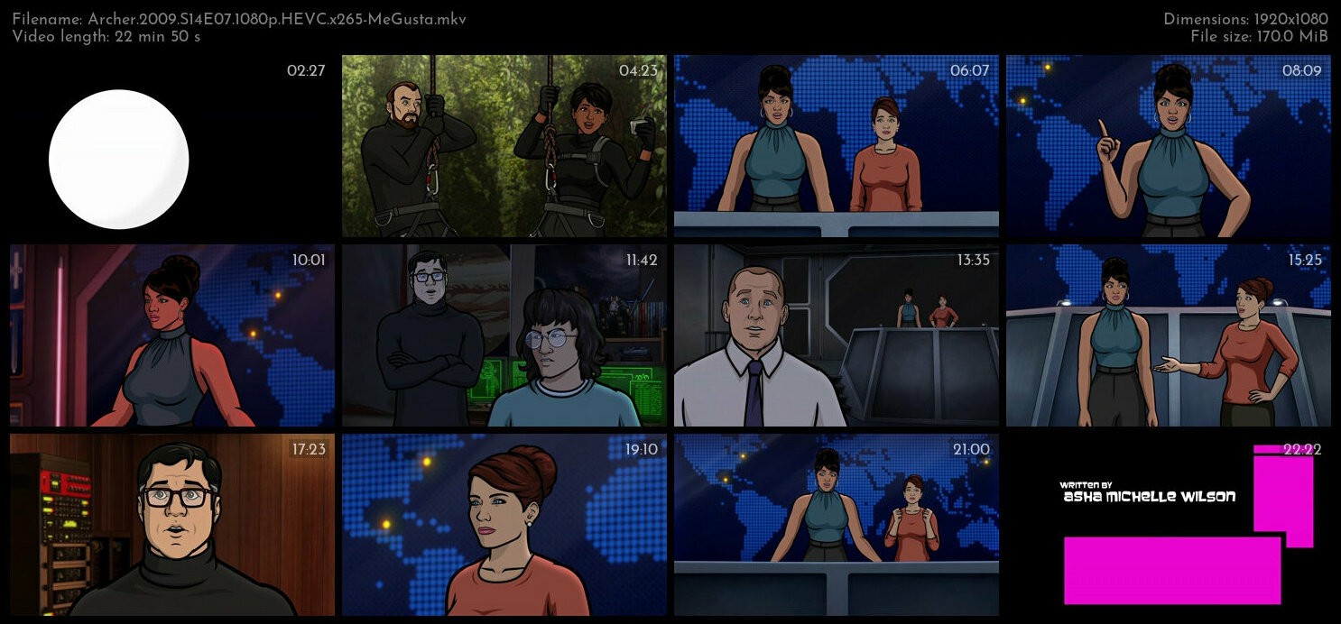 Archer 2009 S14E07 1080p HEVC x265 MeGusta TGx