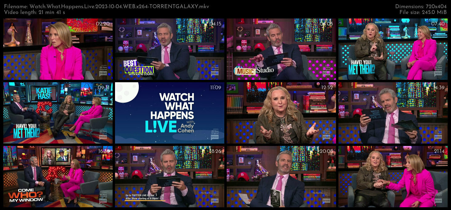 Watch What Happens Live 2023 10 04 WEB x264 TORRENTGALAXY