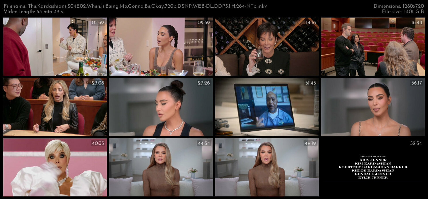 The Kardashians S04E02 When Is Being Me Gonna Be Okay 720p DSNP WEB DL DDP5 1 H 264 NTb TGx